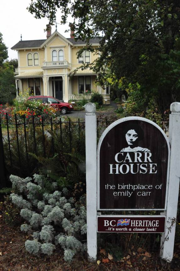 Casa onde viveu a famosa pintora Emily Carr, em Victoria, capital da British Columbia, no oeste do Canadá